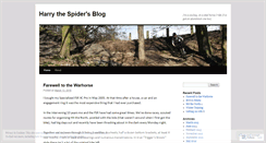 Desktop Screenshot of harrythespiderblog.wordpress.com