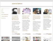 Tablet Screenshot of juliannacaetano.wordpress.com