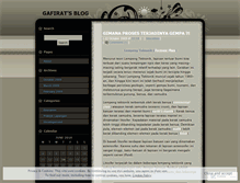 Tablet Screenshot of gafirat.wordpress.com