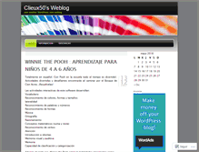 Tablet Screenshot of clieux50.wordpress.com