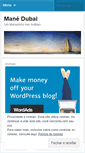 Mobile Screenshot of manedubai.wordpress.com