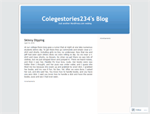 Tablet Screenshot of colegestories234.wordpress.com