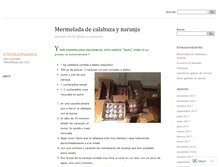 Tablet Screenshot of cocinadiaadia.wordpress.com