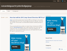 Tablet Screenshot of canandaiguachryslerdodgejeep.wordpress.com