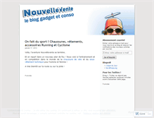 Tablet Screenshot of nouvellevente.wordpress.com