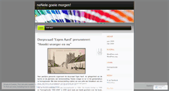 Desktop Screenshot of enelegoeiemorgen.wordpress.com