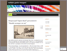 Tablet Screenshot of enelegoeiemorgen.wordpress.com