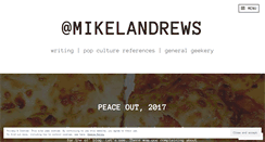 Desktop Screenshot of mikelandrews.wordpress.com