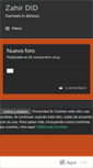 Mobile Screenshot of elzahirdid.wordpress.com