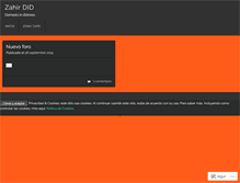 Tablet Screenshot of elzahirdid.wordpress.com
