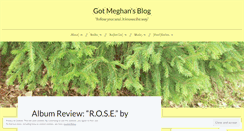 Desktop Screenshot of gotmeghan.wordpress.com