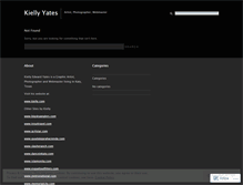 Tablet Screenshot of kielly.wordpress.com