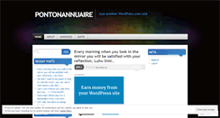 Desktop Screenshot of pontonannuaire.wordpress.com