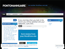 Tablet Screenshot of pontonannuaire.wordpress.com