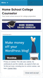 Mobile Screenshot of homeschoolcollegecounselor.wordpress.com