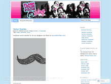 Tablet Screenshot of flashyourstache.wordpress.com