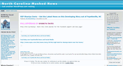 Desktop Screenshot of northcarolinanews.wordpress.com
