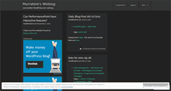 Desktop Screenshot of murratore.wordpress.com