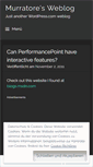 Mobile Screenshot of murratore.wordpress.com