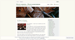 Desktop Screenshot of pennywrites.wordpress.com