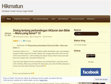 Tablet Screenshot of hikmatun.wordpress.com