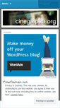 Mobile Screenshot of espacocinegalpao.wordpress.com