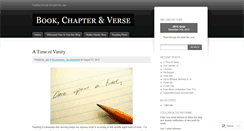 Desktop Screenshot of bookchapterandverse.wordpress.com