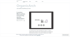 Desktop Screenshot of organicarch.wordpress.com