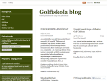 Tablet Screenshot of golfiskola.wordpress.com