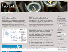 Tablet Screenshot of inkylink.wordpress.com