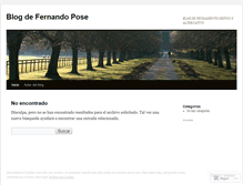 Tablet Screenshot of fernandoposedotcom.wordpress.com
