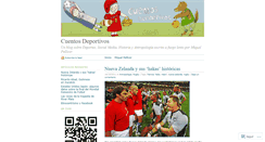 Desktop Screenshot of cuentosdeportivos.wordpress.com