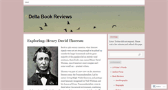 Desktop Screenshot of deltabookreviews.wordpress.com