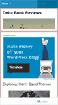 Mobile Screenshot of deltabookreviews.wordpress.com