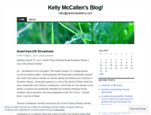 Tablet Screenshot of kmccallen.wordpress.com