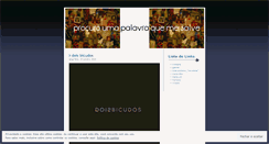 Desktop Screenshot of procuroumapalavraquemesalve.wordpress.com