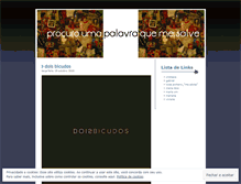 Tablet Screenshot of procuroumapalavraquemesalve.wordpress.com