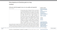 Desktop Screenshot of estaempresanofunciona.wordpress.com