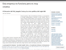 Tablet Screenshot of estaempresanofunciona.wordpress.com