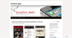 Desktop Screenshot of creativeappsbloges.wordpress.com