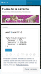 Mobile Screenshot of fueradelacaverna.wordpress.com