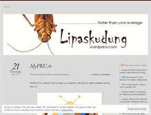 Tablet Screenshot of lipaskudung.wordpress.com