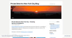 Desktop Screenshot of privatedetectivenewyorkcity.wordpress.com