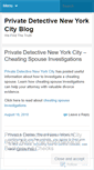 Mobile Screenshot of privatedetectivenewyorkcity.wordpress.com