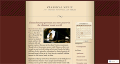 Desktop Screenshot of aboutclassicalmusic.wordpress.com