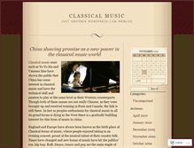 Tablet Screenshot of aboutclassicalmusic.wordpress.com