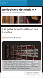 Mobile Screenshot of plumaymoda.wordpress.com