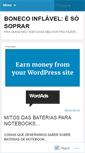 Mobile Screenshot of bonecoinflavel.wordpress.com