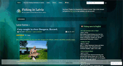 Desktop Screenshot of fishinginlatvia.wordpress.com