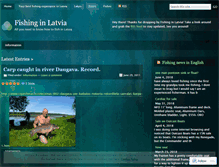 Tablet Screenshot of fishinginlatvia.wordpress.com